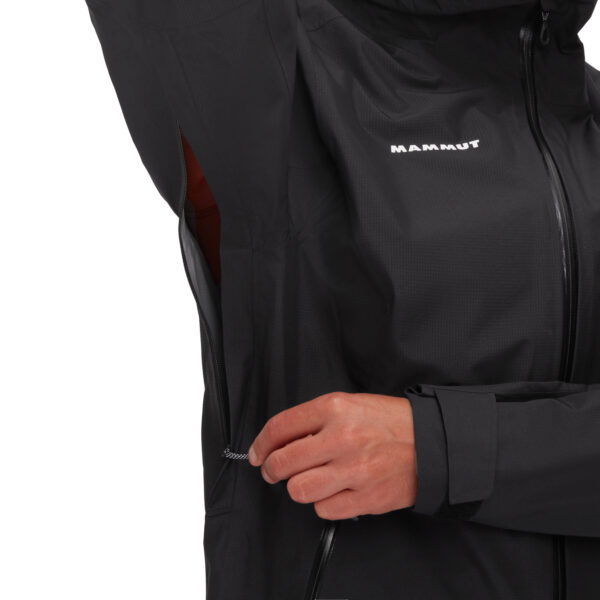 Mammut Alto Light HS Jacket Women_Black_detail ventilatie